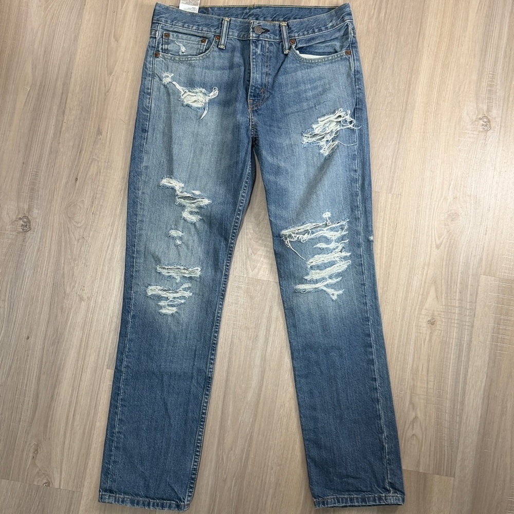 Levi's 511 Distressed Slim Denim Jeans. Sz 32